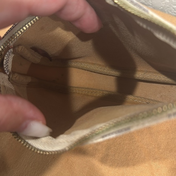 Authentic Louis Vuitton Damier Azur Canvas Mini Accessories Pochette - Picture 8 of 15